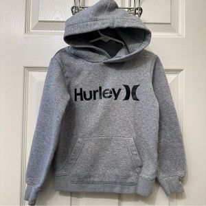Hurley Boys Gray Pullover Hoodie Sweatshirt Size 4
